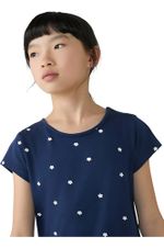 Vestido Curto Infantil Menina Com Babado