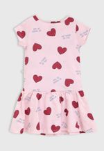 Vestido Curto Infantil Menina Com Babado