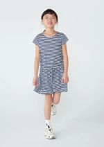 Vestido Curto Infantil Menina Com Babado