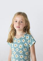Vestido Curto Infantil Menina Com Babado