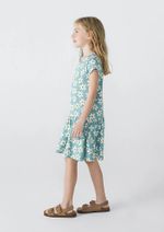 Vestido Curto Infantil Menina Com Babado