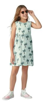 Vestido De Algodão Sem Manga (3008x)
