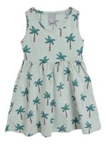 Vestido De Algodão Sem Manga (3008x)