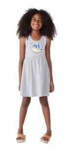 Vestido De Algodão Sem Manga (3008x)