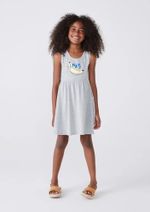 Vestido De Algodão Sem Manga (3008x)