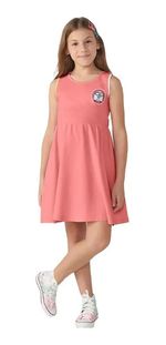 Vestido De Algodão Sem Manga (3008x)