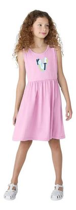 Vestido De Algodão Sem Manga (3008x)