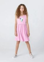 Vestido De Algodão Sem Manga (3008x)