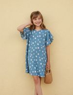 Vestido Curto Em Tecido De Viscose (3199 X)