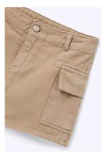Shorts Saia Infantil Menina Regular Em Sarja