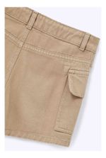 Shorts Saia Infantil Menina Regular Em Sarja