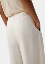 Calça Feminina Cintura Alta Com Linho