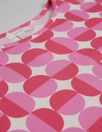 Blusa Feminina Manga Curta Em Malha De Algodão Estampada