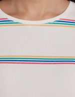 Blusa Feminina Manga Curta Em Malha De Algodão Estampada
