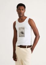 Regata Básica Masculina Slim Em Malha