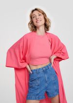 Casaco Kimono Feminino Alongado