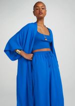Casaco Kimono Feminino Alongado