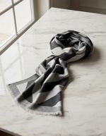 Cachecol Feminino Estampado Em Tricô