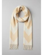 Cachecol Feminino Estampado Em Tricô