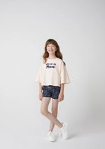 Shorts Infantil Menina Clochard Em Viscose