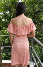 Vestido Estampado Com Babado - Up Zup