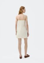 Vestido Curto Com Lapela Com Viscose