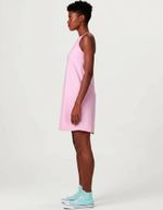 Vestido Básico Curto Com Decote Halter Neck Rosa-escuro P