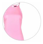 Vestido Básico Curto Com Decote Halter Neck Rosa-escuro P