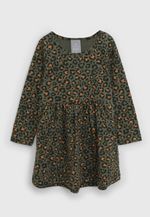 Vestido Infantil Manga Longa Rodado