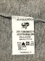 Blusa Cropped Feminina Com Estampa Em Quadricomia