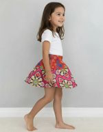Saia Moda Praia Em Poliamida E Elastano