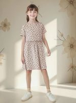 Vestido Curto Infantil Rodado