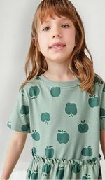 Vestido Curto Infantil Rodado