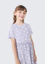 Vestido Curto Infantil Rodado