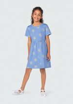 Vestido Curto Infantil Rodado