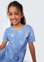 Vestido Curto Infantil Rodado