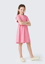 Vestido Curto Infantil Rodado