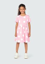 Vestido Curto Infantil Rodado