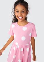 Vestido Curto Infantil Rodado