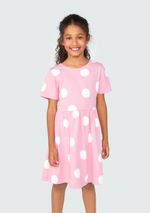 Vestido Curto Infantil Rodado