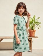 Vestido Curto Infantil Rodado