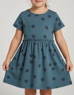 Vestido Curto Infantil Rodado
