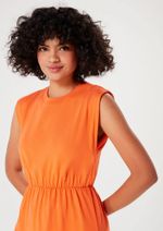 Vestido Básico Curto Muscle Tee Evasê