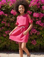 Vestido Infantil Com Laço