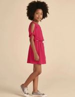 Vestido Infantil Com Laço