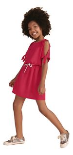 Vestido Infantil Com Laço