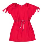 Vestido Infantil Com Laço