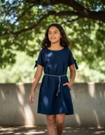Vestido Infantil Com Laço