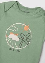 Conjunto Bebê Menino Body Com Shorts Xadrez