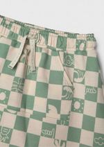 Conjunto Bebê Menino Body Com Shorts Xadrez